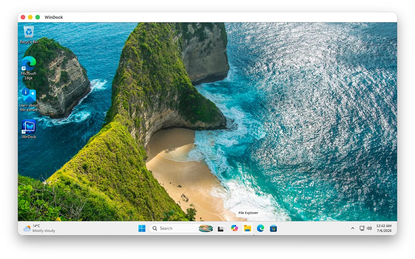 Windows 11 ejecutándose en un Mac