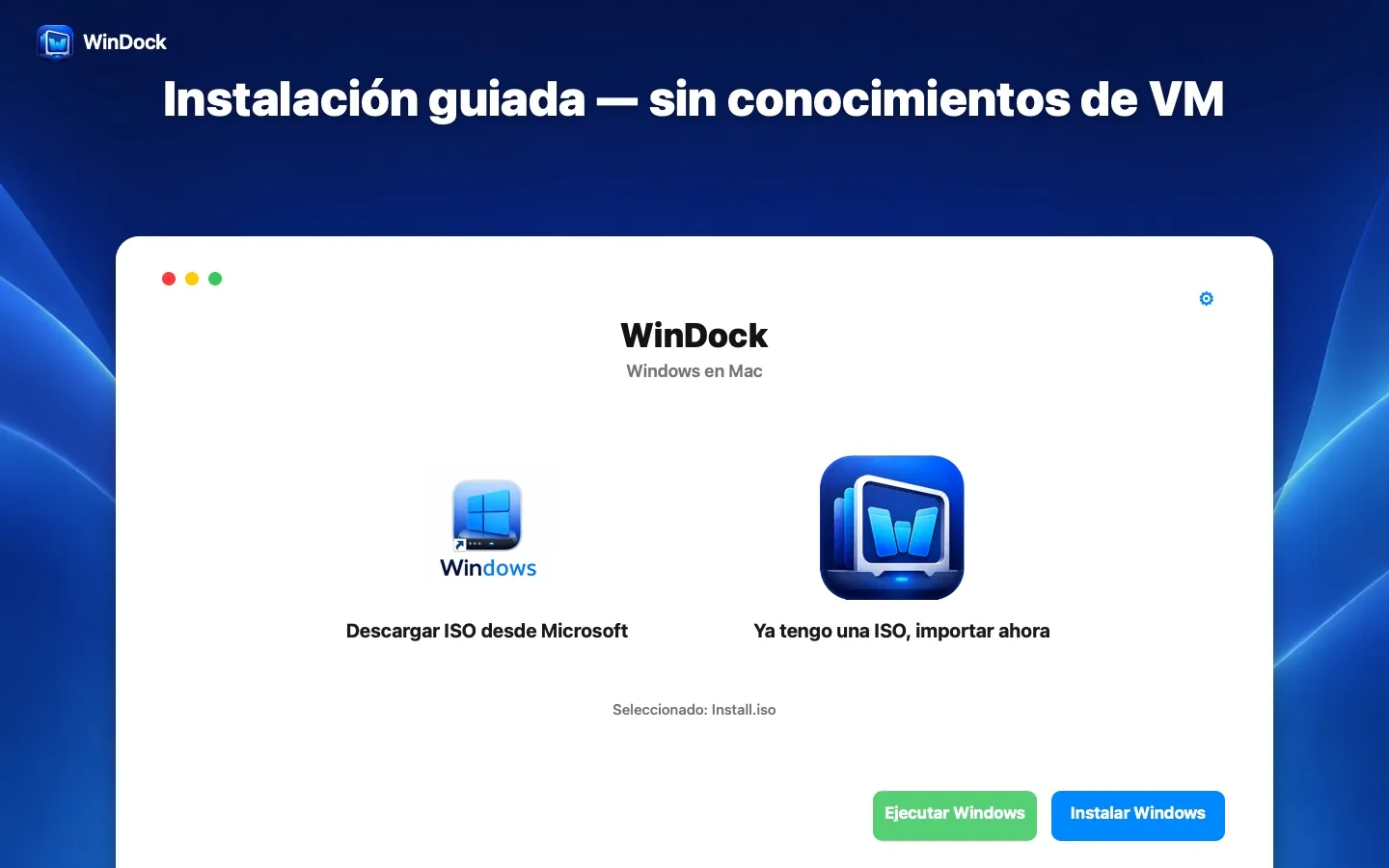 Instalación guiada de Windows